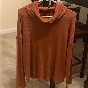 Long sleeve cowl neck Forever 21 shirt